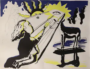 Rinke Nijburg - Kleurenlitho - Oplage 22/55 - Zeefdruk kopen? Bied vanaf 35!