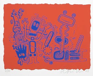 Henk Schiffmacher - Zeefdruk, Zonder titel kopen? Bied vanaf 1!