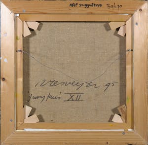 Henk Vierveijzer - Olieverf op doek, Funny face - Ingelijst kopen? Bied vanaf 1!