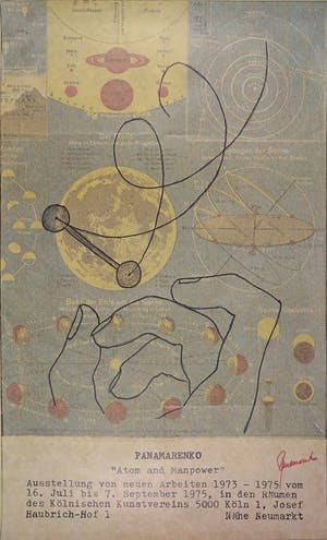 Panamarenko - Handgesigneerde grote vouwfolder, Atom and Manpower kopen? Bied vanaf 1!