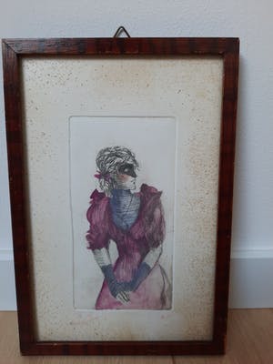 Felicien Rops - De maskerade kopen? Bied vanaf 70!