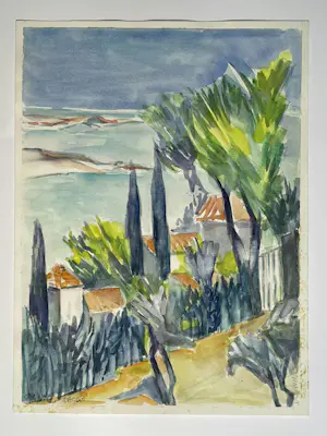Joe Wols - Lot met 4 aquarellen kopen? Bied vanaf 35!