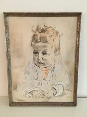 Jan Sluijters - Portret baby Liesje kopen? Bied vanaf 30!