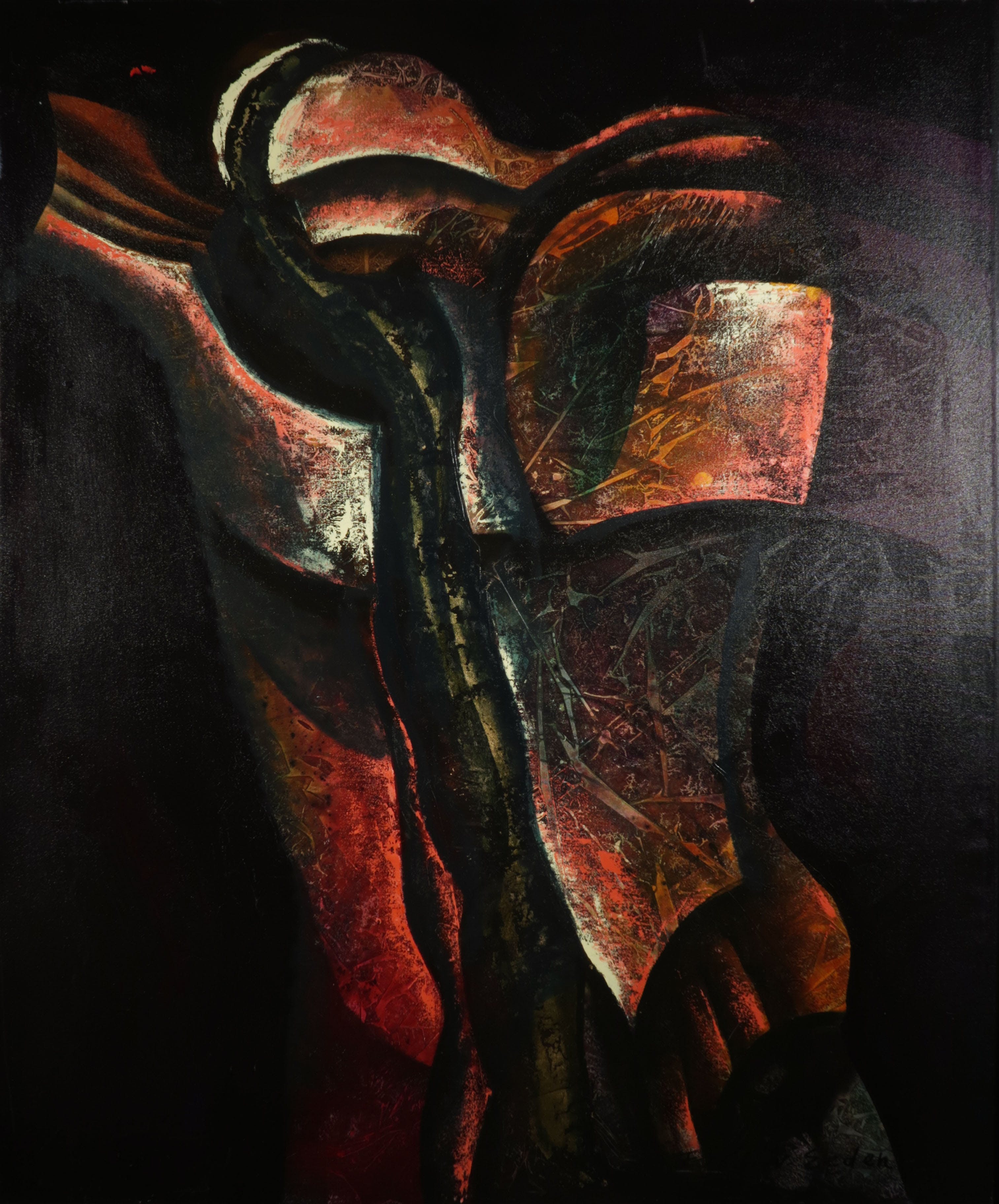 Frits van Eeden - Polygrafie op doek, Thinking (Groot) kopen? Bied vanaf 50!