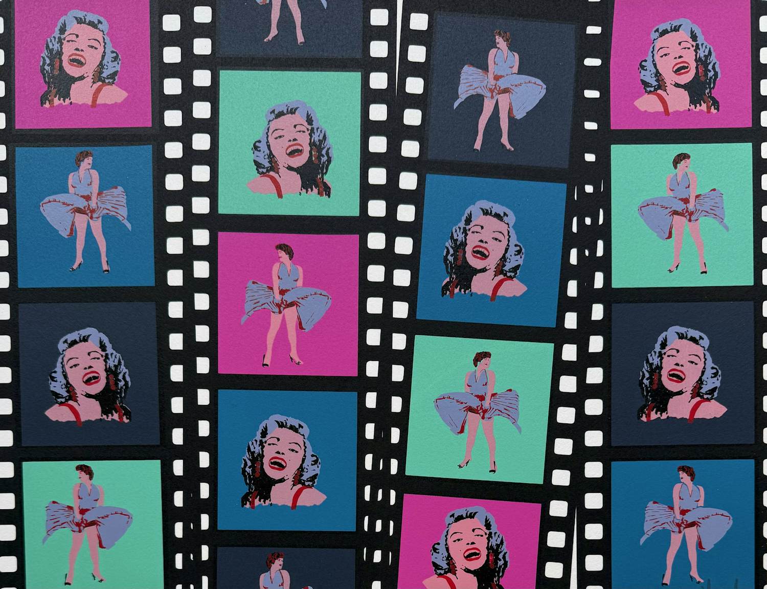 Ad van Hassel - handgesigneerde zeefdruk | 'Marilyn Monroe' kopen? Bied vanaf 20!