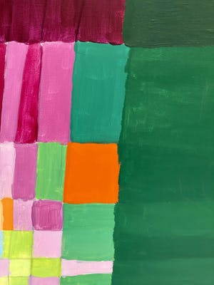 Niet of onleesbaar gesigneerd - Kleurrijk abstract kopen? Bied vanaf 1!