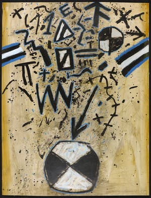 Ferenc Gogos - Olieverf op karton, Compositie met figuren kopen? Bied vanaf 100!