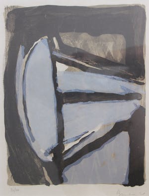 Bram van Velde - Abstracte compositie kopen? Bied vanaf 250!