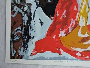 John Lie a Fo - Zeefdruk , Miles Away – gesigneerd – 1990 kopen? Bied vanaf 1!