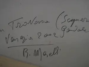 Niet of onleesbaar gesigneerd - Groot expressionistisch olieverf op doek "Venetië" - gesigneerd kopen? Bied vanaf 1!