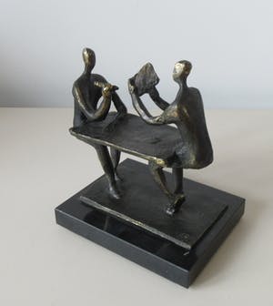 Corry Ammerlaan - Bronzen beeld op marmeren sokkel kopen? Bied vanaf 40!