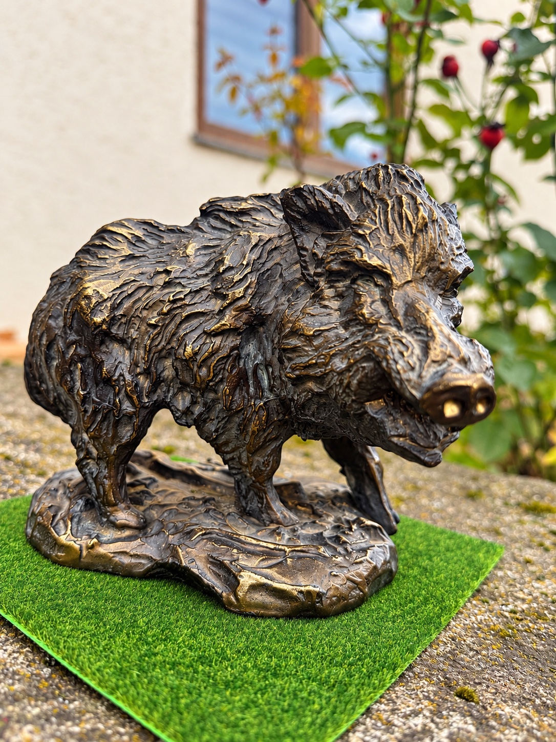 Buy Rien Poortvliet - Bronze Keiler /Wildschwein signiert? Bid from 500!