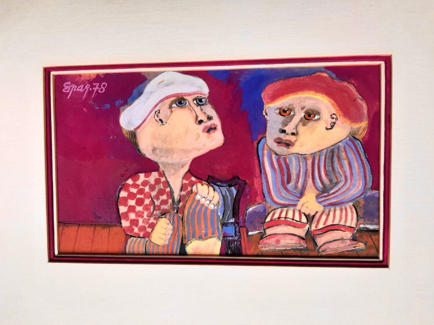 Niet of onleesbaar gesigneerd - `Paar`, onduidelijk gesigneerd kopen? Bied vanaf 1!