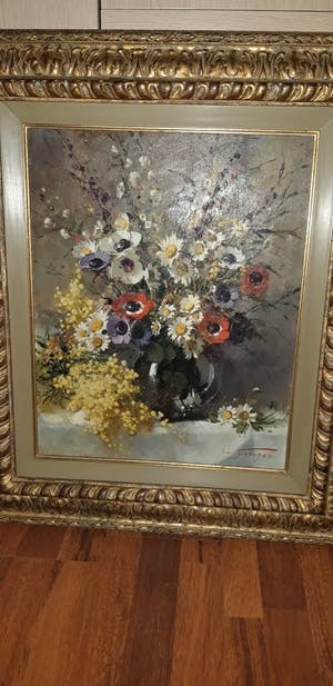 Simon van Gelderen - bloemstilleven kopen? Bied vanaf 250!