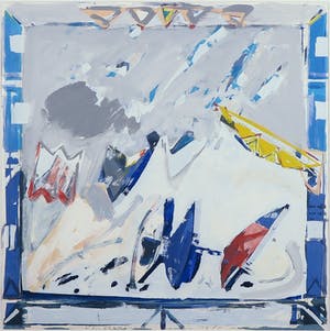 Piet Warffemius - Acryl op papier, Napoli - Ingelijst kopen? Bied vanaf 150!