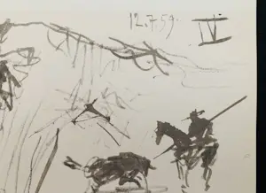 Pablo Picasso - “Toros y Toreros, Bullfighters". kopen? Bied vanaf 40!