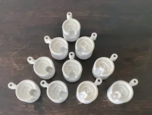 Ehlen Johansson - 10 MODULAIRE KERAMISCHE WAXINELICHTHOUDERS kopen? Bied vanaf 42!