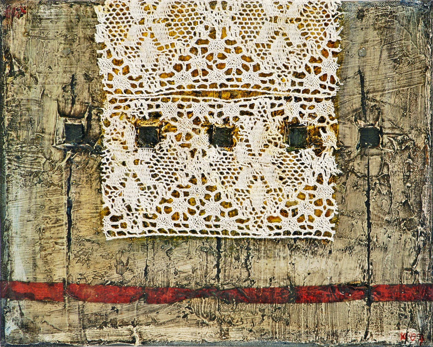 Karen van Noort - Der Himmel II verkocht voor € 120!