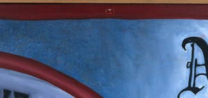 Jan Bollaert - Gemengde techniek op Board, New Times - Ingelijst kopen? Bied vanaf 50!