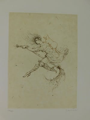 Leonor Fini - La Sorcière sur le Balai kopen? Bied vanaf 40!