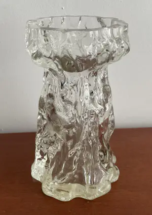 Ingrid Glas - Brutalistische boombastvaas ontwerp Kurt Wokan kopen? Bied vanaf 20!