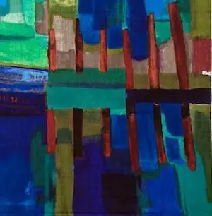 Ton Schulten - At the Lake (zeefdruk op zijde) kopen? Bied vanaf 75!