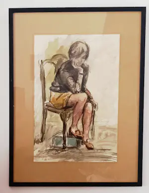 Hugo Van Peer - Mijmerende vrouw kaufen? Bieten Sie von 50!