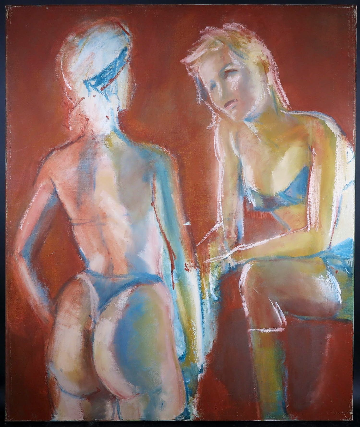 Lieuwe Smid - Olieverf op doek, Esta kopen? Bied vanaf 1!