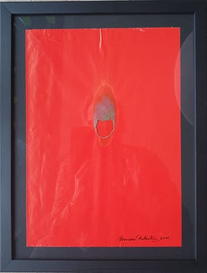 Bernard Aubertin - "Semena"- Verbrand papier (Pyrografie) - 2010 - Certificaat kopen? Bied vanaf 125!