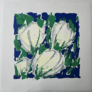 Ad van Hassel - Complete serie van 5 tulpen-zeefdrukken - 100 ex. kopen? Bied vanaf 250!