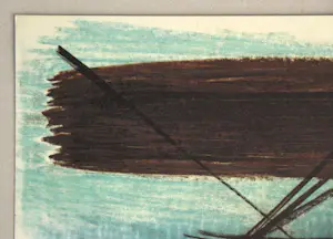Hans Hartung - Pastel P. 1950 - 3 - Offsetlithografie gesigneerd en gedateerd - 1961 kopen? Bied vanaf 100!