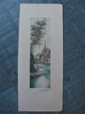 Paul Sollmann - 15 etsen van verschillende Duitse kunstenaars kopen? Bied vanaf 30!