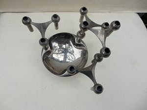 BMF - Fritz Nagel 4 kandelaars met bakje kopen? Bied vanaf 75!