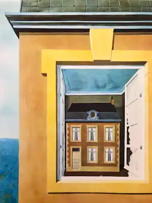 Rene Magritte - ELOGE DE LA DIALECTIQUE. Lithograpie nachlasssigniert (Georgette Magritte) verkocht voor € 520!