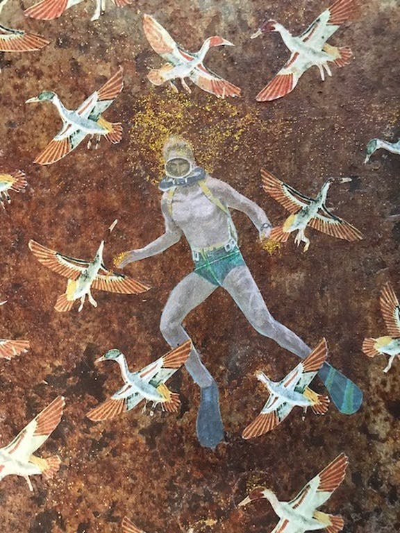 Shila Oringer - Shila Oringer - Flying high - Mixed art, Collage kopen? Bied vanaf 100!