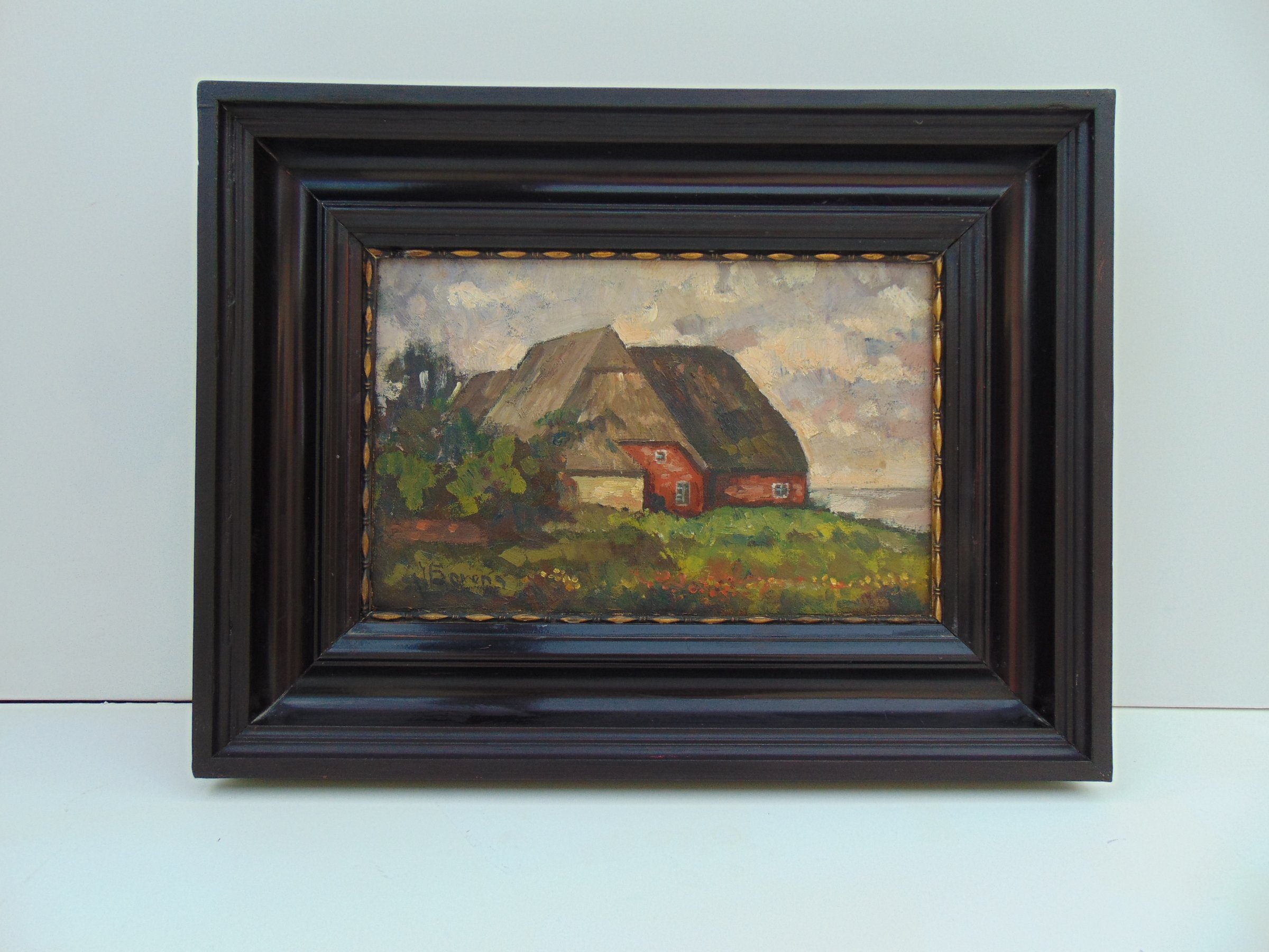Johan Berens - Hollands landschapje kopen? Bied vanaf 110!