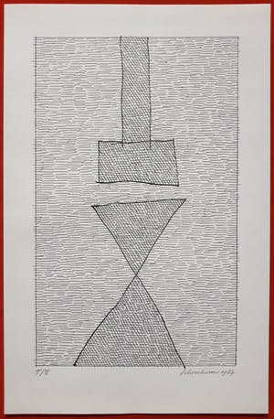 Jan Schoonhoven - Vorm, zeefdruk kopen? Bied vanaf 350!