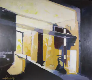 Carolien Wissing - Acryl op doek, A'dam (Zeer groot) kaufen? Bieten Sie von 200!