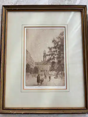 Buy Jan Rozeboom - Set van 2 originele gesigneerde etsen? Bid from 100!