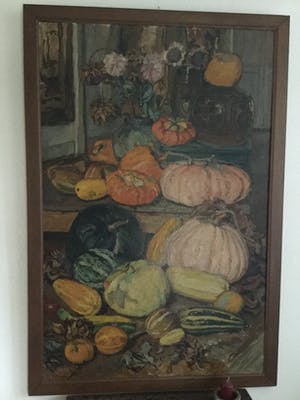 Barbara Elisabeth van Houten - Stilleven van pompoenen kopen? Bied vanaf 1500!