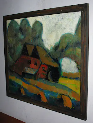 Pieter Briels - boerderij - 1962 - olieverfschilderij kaufen? Bieten Sie von 20!