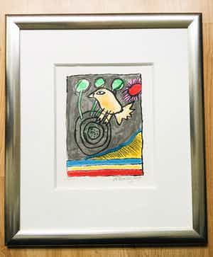 Corneille - Oiseau coloré verkocht voor € 125!