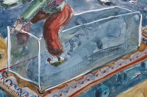 Frans Franciscus - Schoen in vitrine op vliegend tapijt kopen? Bied vanaf 90!