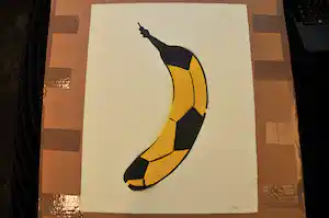 Thomas Baumgartel - Fussballbanane vendu pour 260€ !