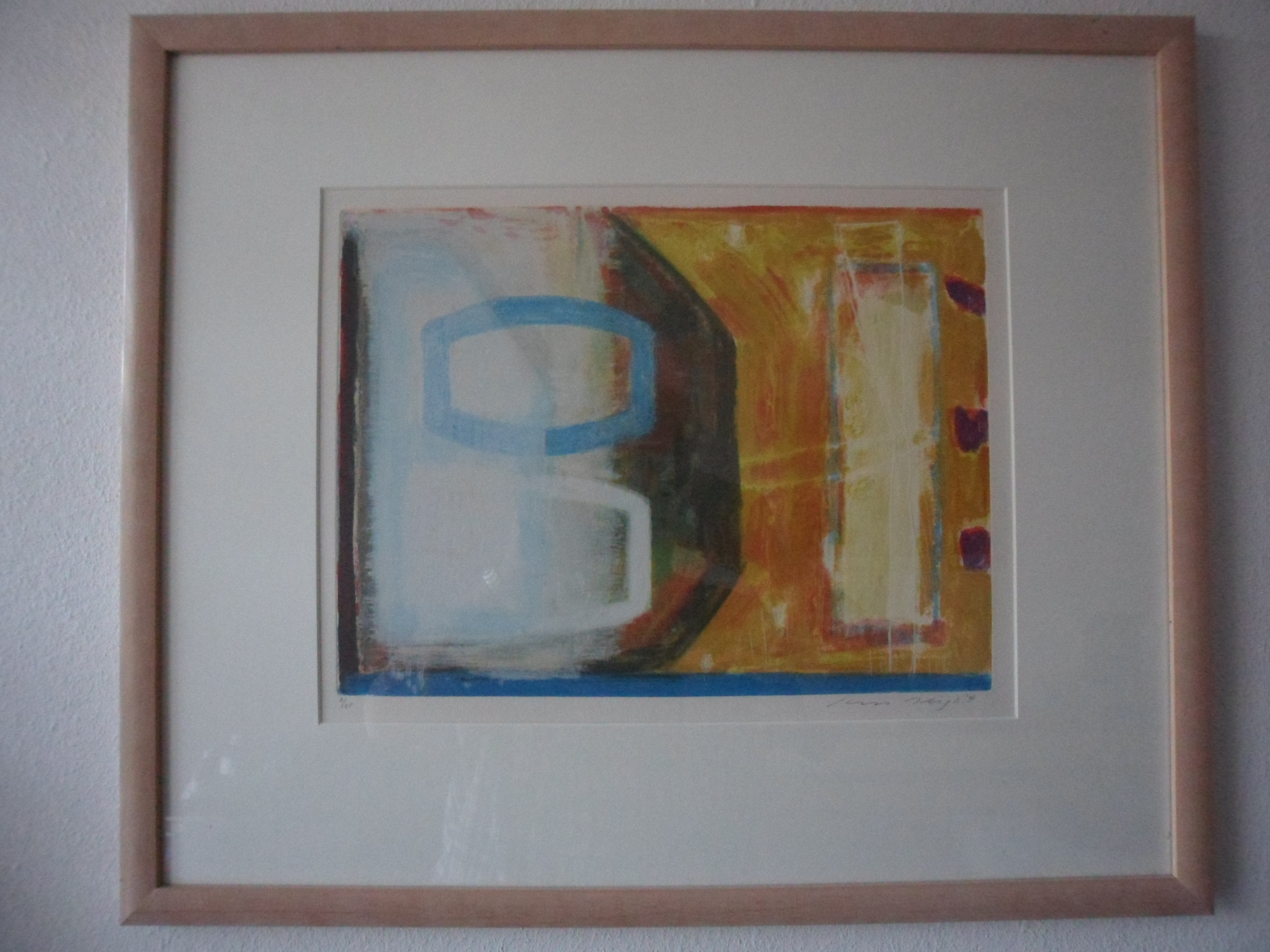 Kees Slegt - Kleuren ets op papier, zonder titel kopen? Bied vanaf 20!