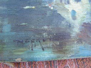 Martinus Josephus Nefkens - Landschap met molen kopen? Bied vanaf 50!