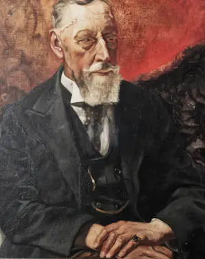 Onbekend - Groot olieverf portret van de beroemde architect h.p. Berlage (1856-1934) kopen? Bied vanaf 275!