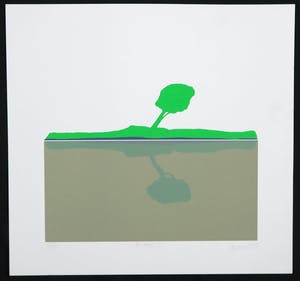 Hans Landsaat - Zeefdruk, Eiland I kopen? Bied vanaf 1!