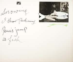 Walasse Ting - Handbewerkte litho, Snowing verkocht voor € 220!