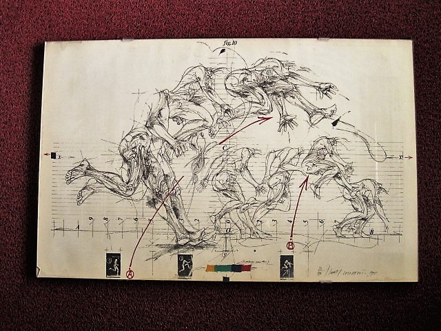 Vladimir Velickovic - prominent lid "Nouvelle Figuration” - GROOT Litho Saut (de Sprong) gesigneerd kopen? Bied vanaf 1!